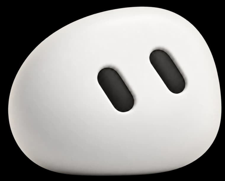 DLVX’s white Pebble mascot