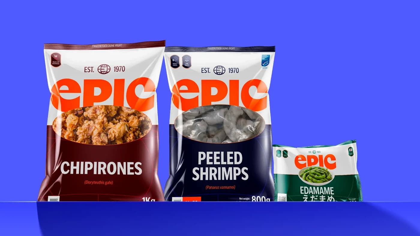 Epic food packaging designed by Nemesis Studio